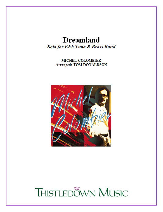Dreamland (Solo for EEb Bass & Band) - Brass Band Set & Score