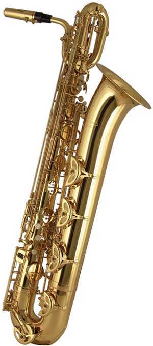 Elkhart Deluxe BS485 Baritone Saxophone - Gold Brass - Ex Hire