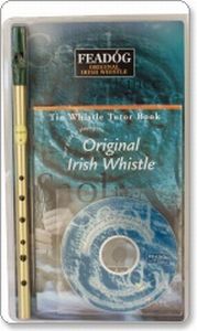 Feadog Irish Whistle (Penny Whistle) in D CD & Tutor Book