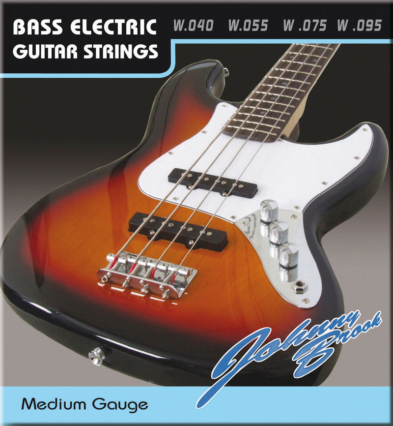 Johnny Brook Bass Guitar Strings Set of 4 - Medium
