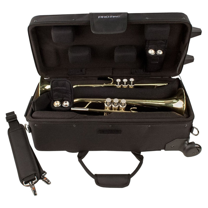 Protec IP301DWL Double Trumpet IPAC Case with Wheels