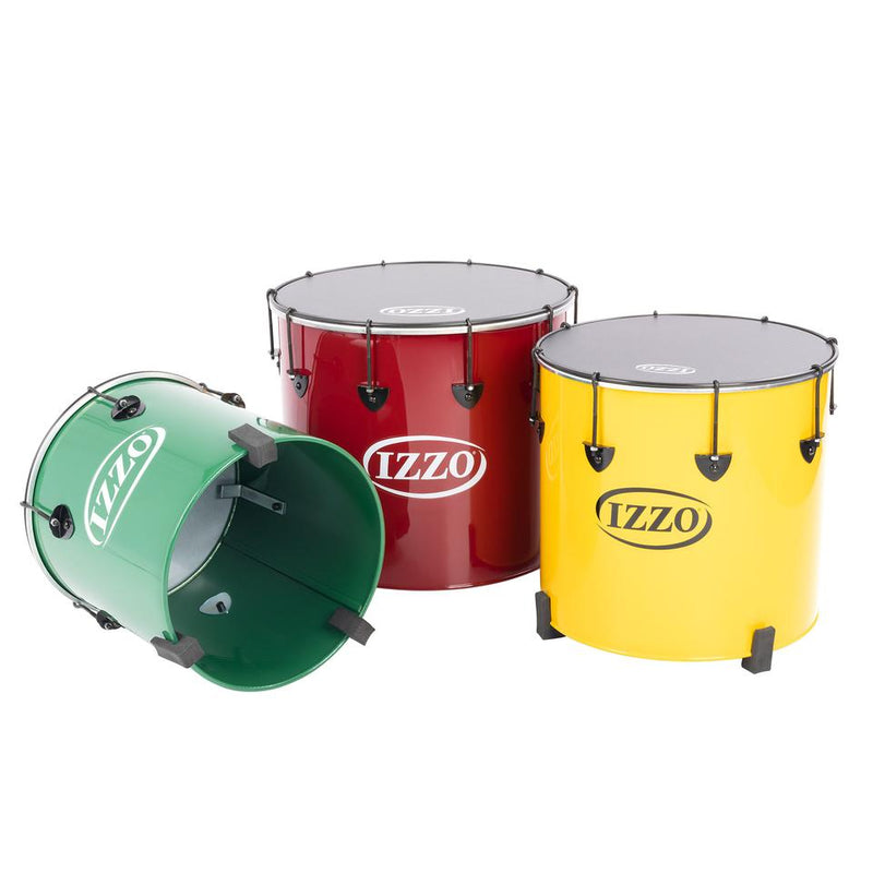 Izzo Castle Surdos Set of 3 Nesting Samba Drums - 14", 16", 18"