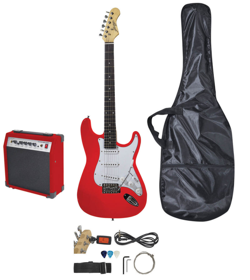 Johnny Brook Standard Guitar Kit with 20W Colour Coded Combo Amplifier