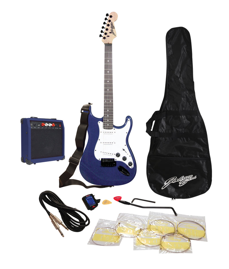 Johnny Brook Standard Guitar Kit with 20W Colour Coded Combo Amplifier