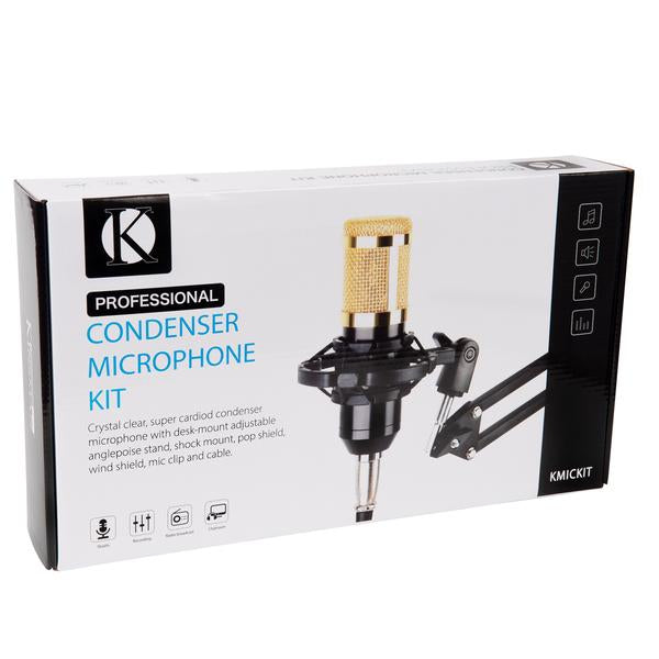 Kinsman Professional Condenser Microphone Kit