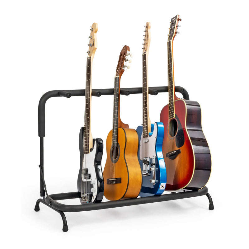 Musisca folding multi guitar stand for 4 guitars