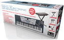 NJS 61 Key Full Size Digital Electronic Keyboard Kit Inc. Keyboard Stool