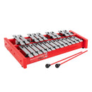 Percussion Plus PP006 Classic Red Box Soprano Glockenspiel - 1.5 Octave, Fully Chromatic