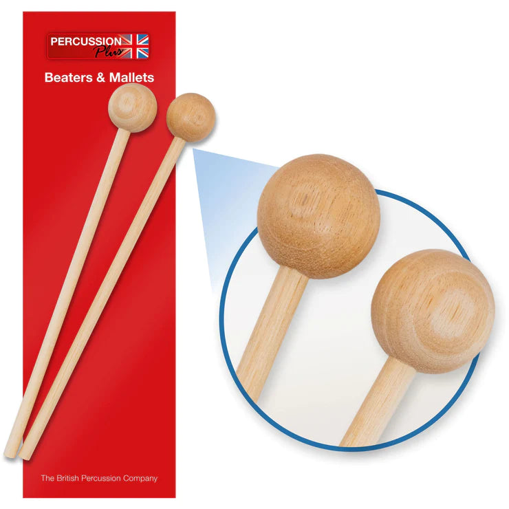 Percussion Plus wooden beaters pair