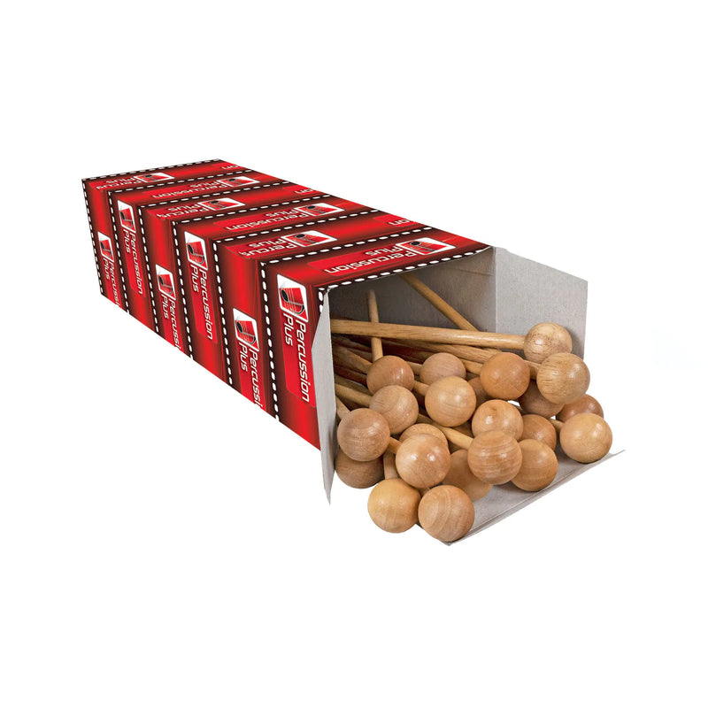 Percussion Plus PP38525 wooden beaters - box of 25