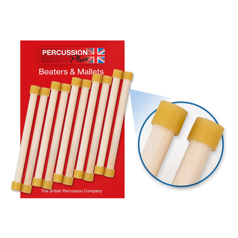 Percussion Plus PP46210 mini steel pan sticks - pack of 5 pairs