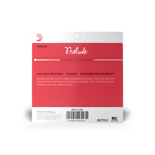 Prelude Violin String Set 1/2 - Medium Tension