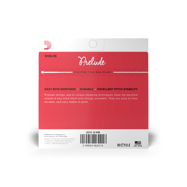 Prelude Violin String Set 4/4 - Medium Tension