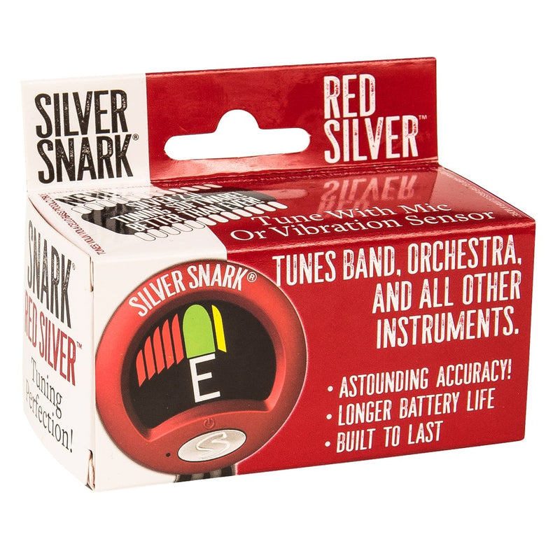 Silver Snark 2 Clip-on All Instrument Tuner ~ Red Silver