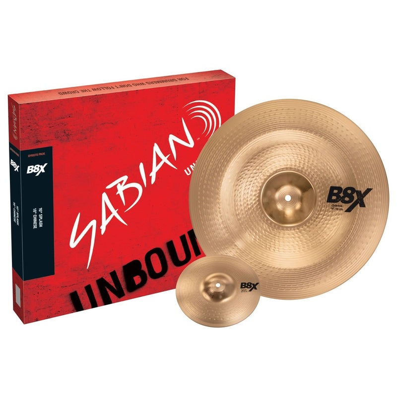 Sabian B8X Effects Cymbal Set - 10" Splash, 18" Chinese