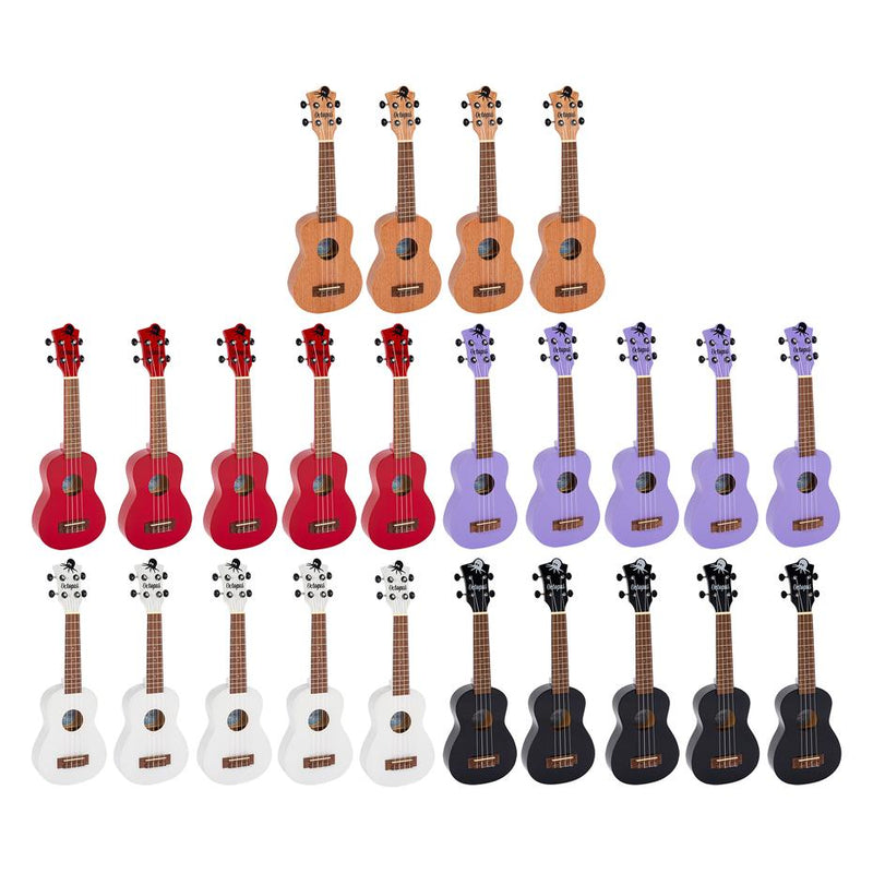 Octopus UK205 New 2021 soprano ukulele - Classroom pack of 24