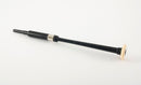Wallace Bagpipes Plastic Practice Chanter - With Imitation Ivory Sole Plate & Plain Nickel Ferrule