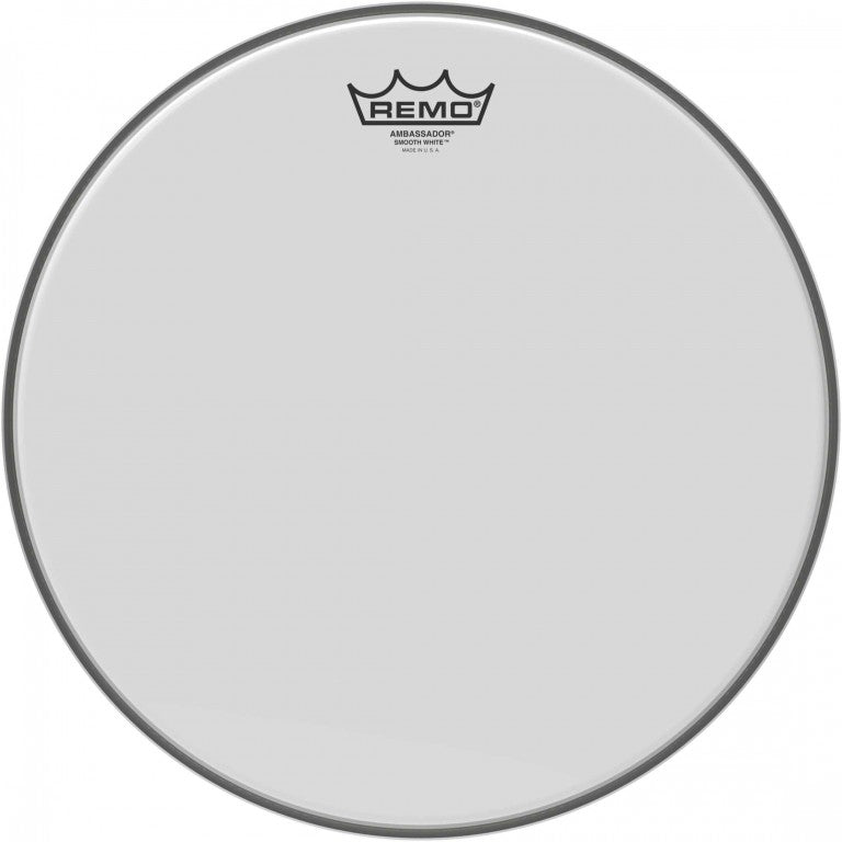 Remo 14" Ambassador Smooth White Marching Top Head