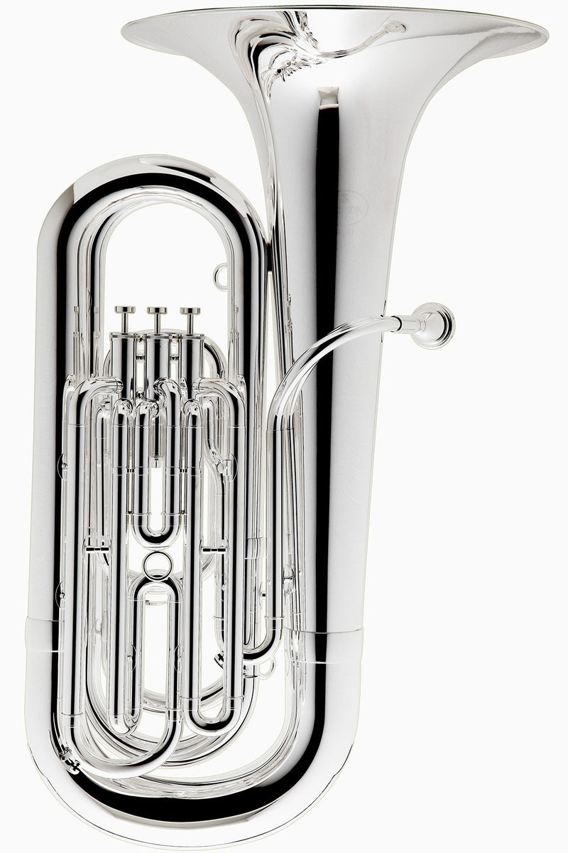 Besson BE187 Prodige 3 Valve Bb Tuba - Silver Plate