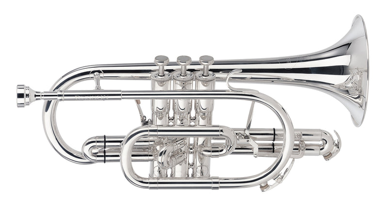 Besson BE928 Sovereign Cornet - Silver Plate