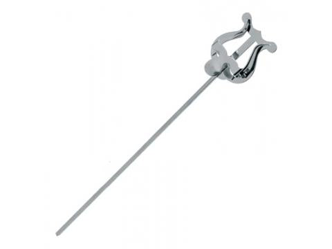 Long Straight Lyre 9" - Nickel
