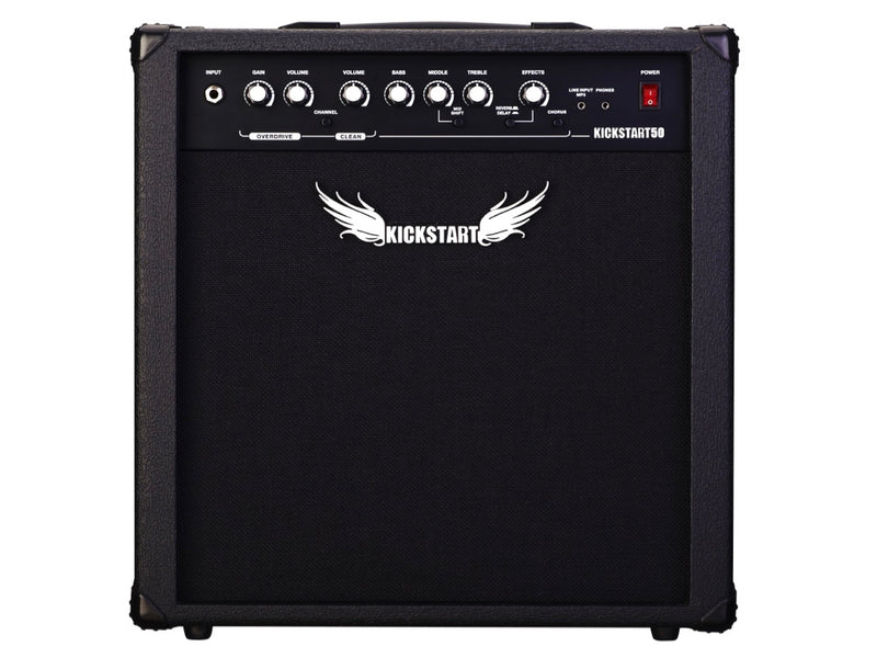 Carlsbro Kickstart 50B - 50W Combo Guitar Amplifier with Bluetooth