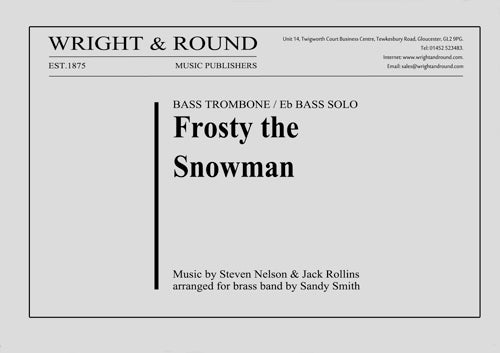 Frosty the Snowman (Bass Trombone Solo) - Parts & Score