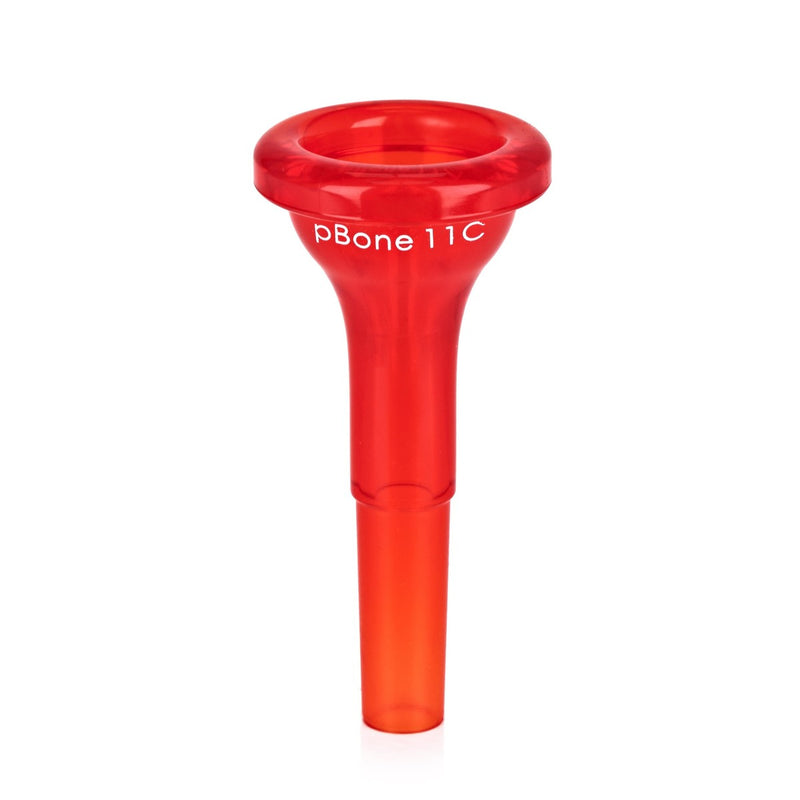 pBone Plastic Mouthpiece 11C (Small Bore) (Red)