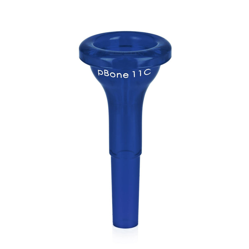 pBone Plastic Mouthpiece 11C (Small Bore) (Blue)