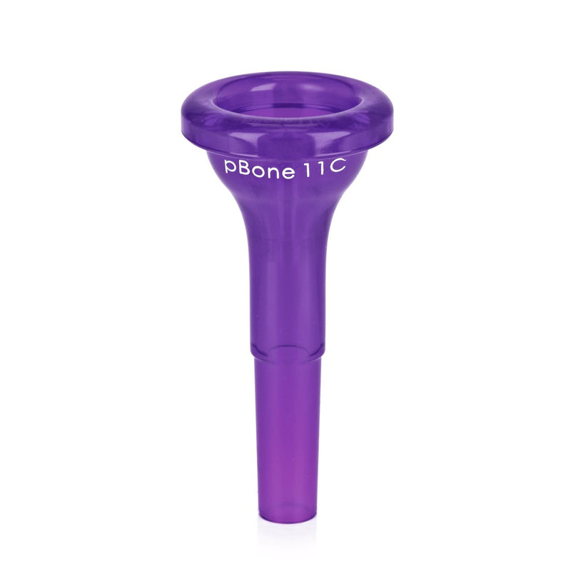pBone Plastic Mouthpiece 11C (Small Bore) (Purple)