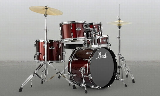 Pearl Roadshow RS525SC/C 5 Piece American Fusion Drum Kit, with Sabian Cymbals