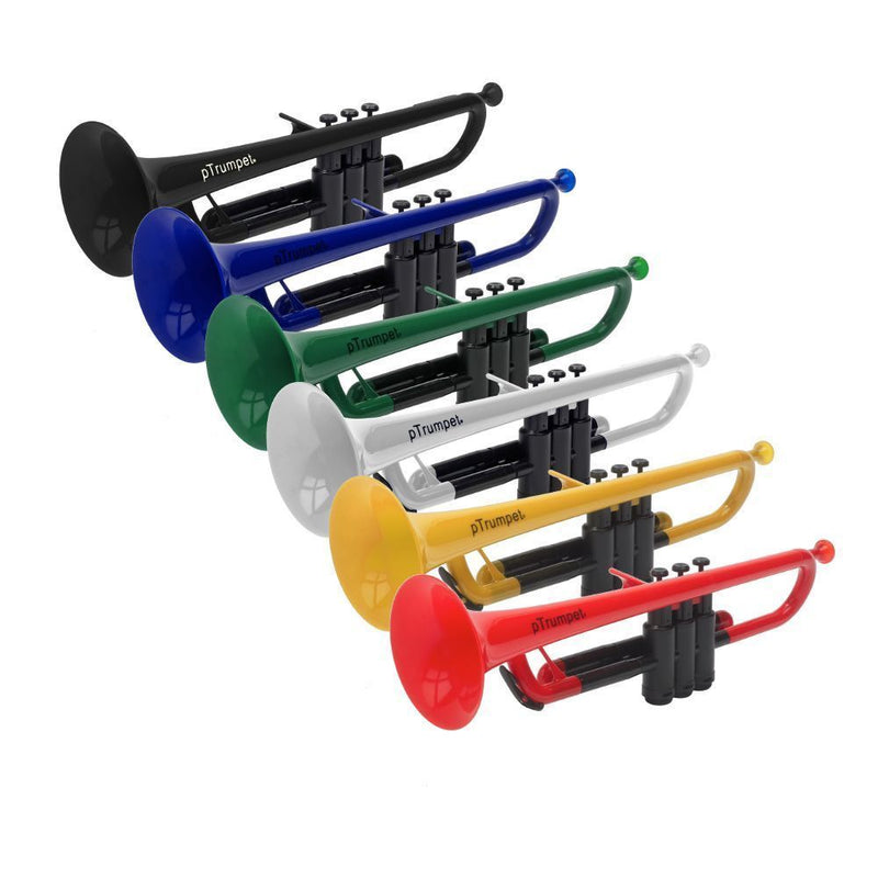 pTrumpet Plastic Bb Trumpet Outfit with Carry Case - Various Colours