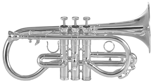 Schilke Eb Soprano Cornet - Silver Plate