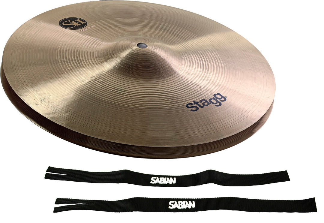 Stagg 12" Marching Cymbals Pair Brass