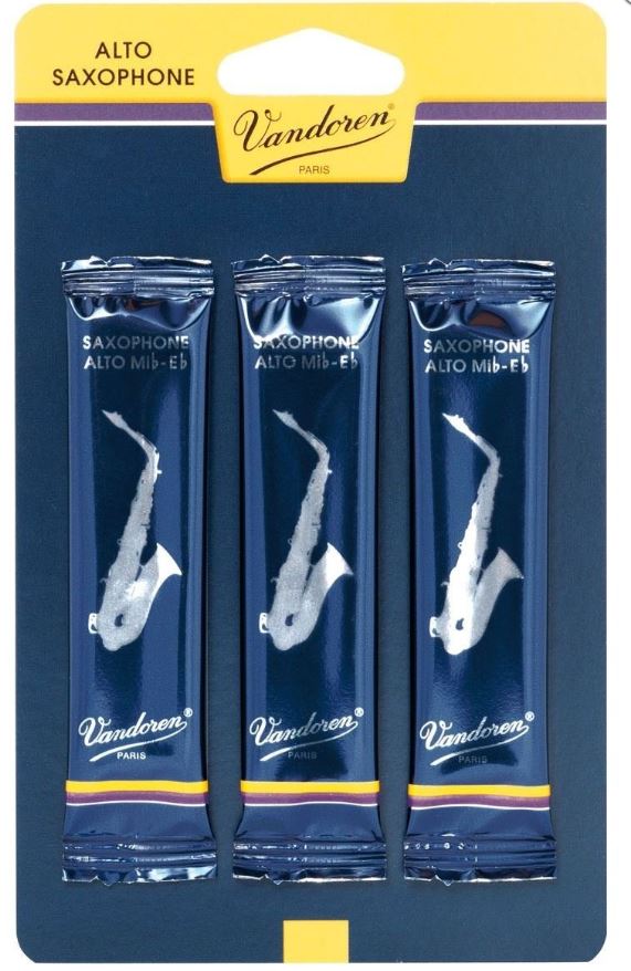 Vandoren Traditional Alto Sax Reeds (3 Pack)