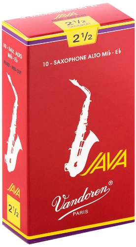 Vandoren Java RED Alto Saxophone Reeds - Box of 10
