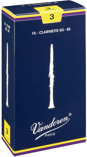 Vandoren Traditional Clarinet Reeds - Box of 10