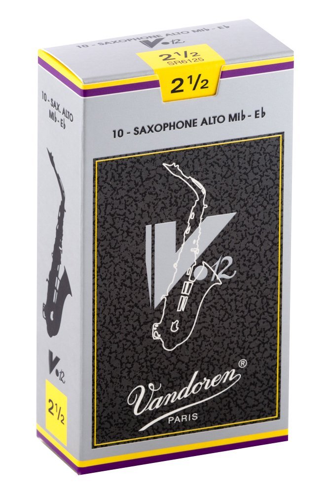 Vandoren V12 Alto Saxophone Reeds - Box of 10